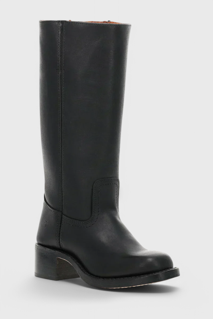 Women’s Knee High Boots with Stacked Heel