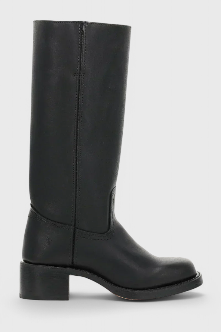 Women’s Knee High Boots with Stacked Heel