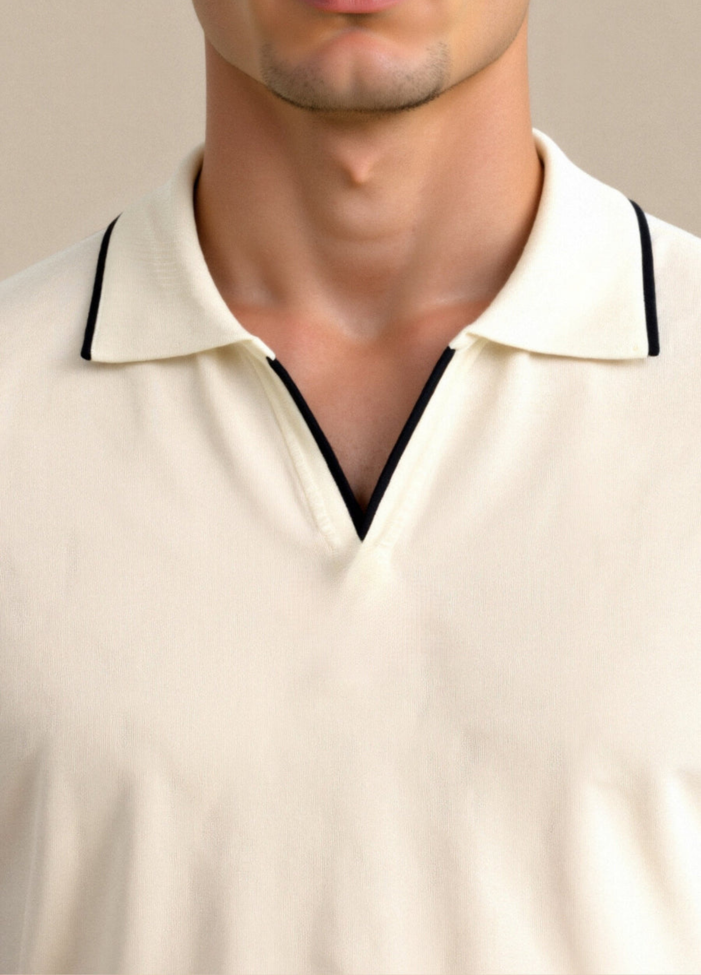 Tailored Fit | Men's Polo Shirt with Soft-Blend Fabric & Breathable Design 2