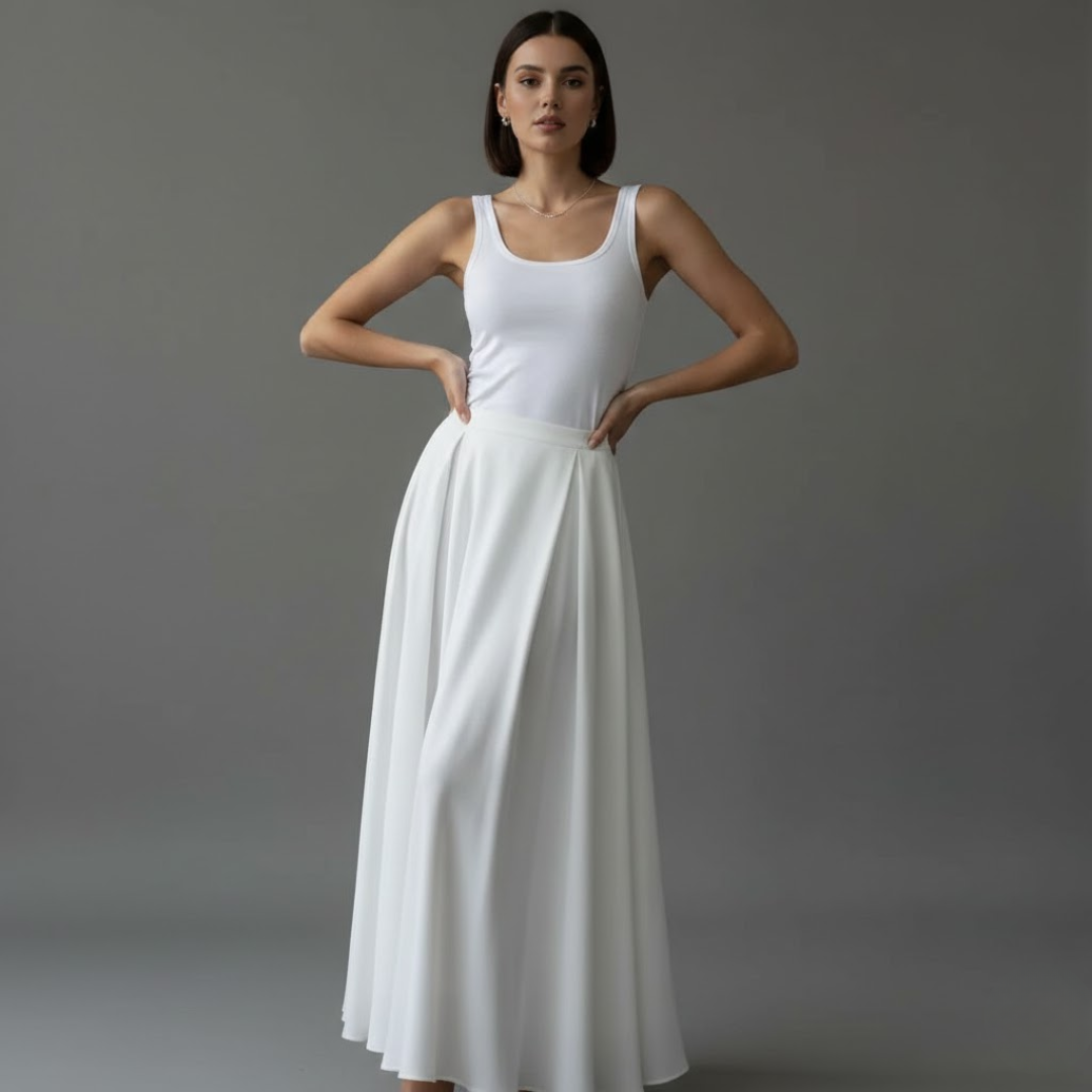 Lisa | Maxi Skirt High-Waisted Design for Effortless Style