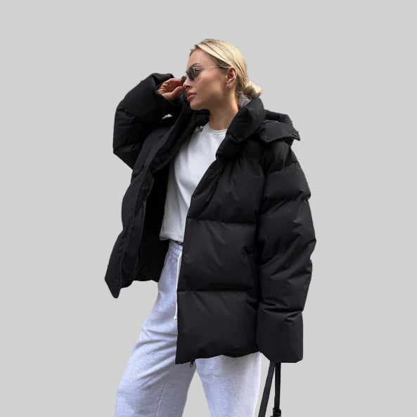 Women’s Short Hooded Puffer Jacket Helena Style