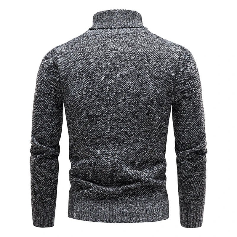 Men’s Slim Fit Turtleneck Knit Jumper