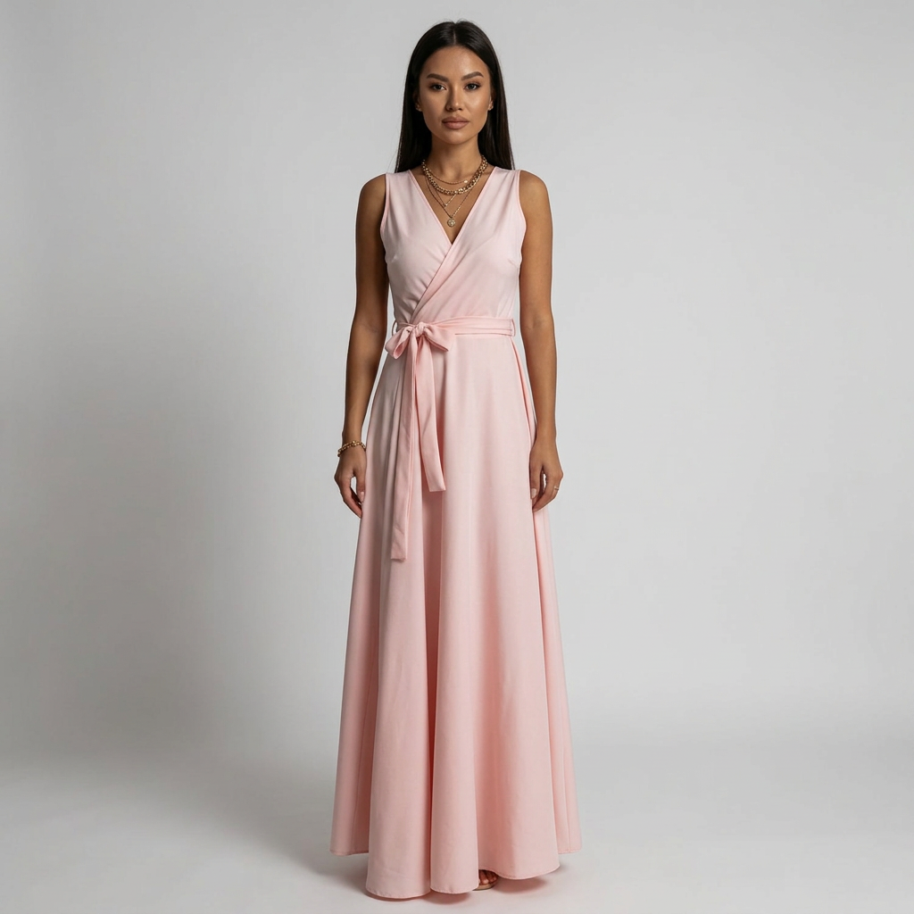 Rebecca | Elegant Wrap Women’s Wedding Guest Dress