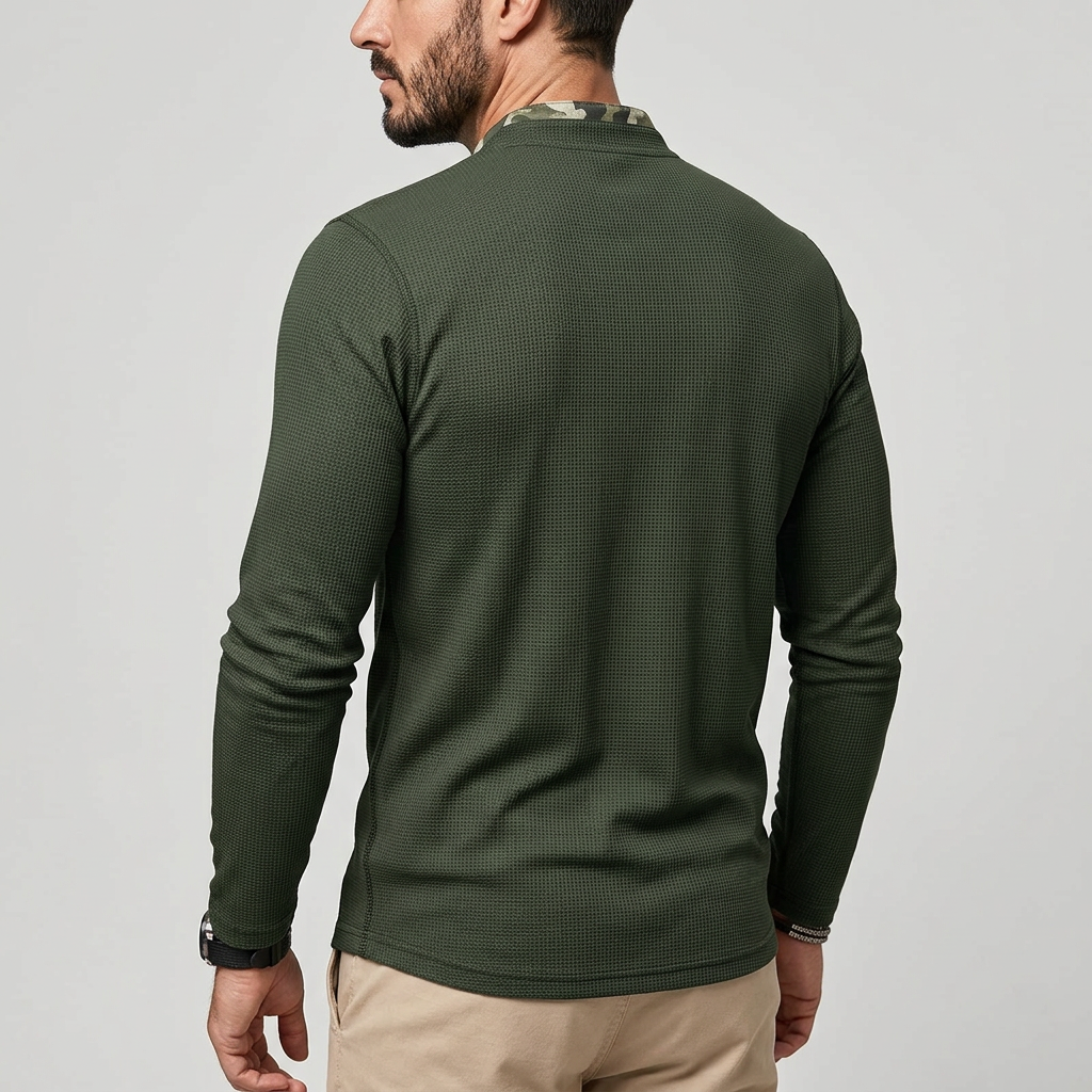 Nestor | Men's Long Sleeve Polo Shirt