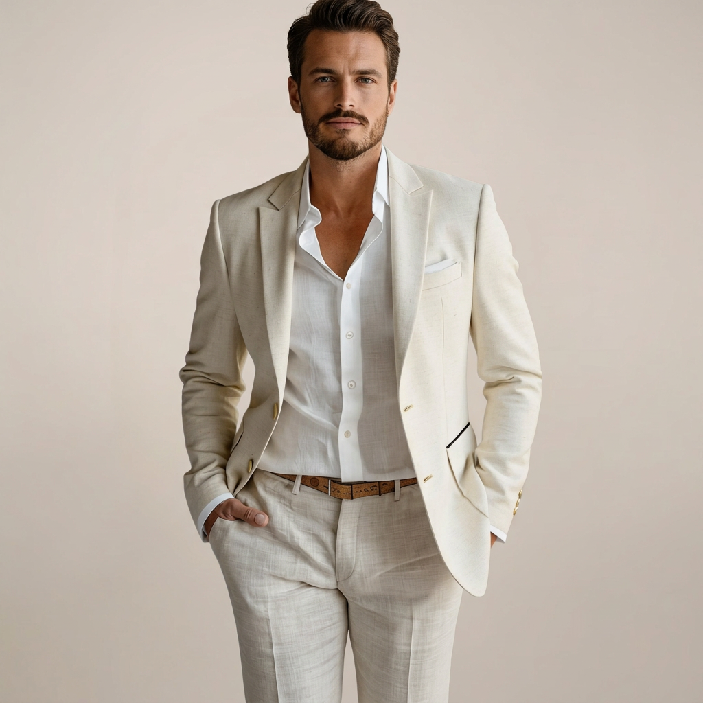 Adrian | Stylish Summer Linen Suit for Men