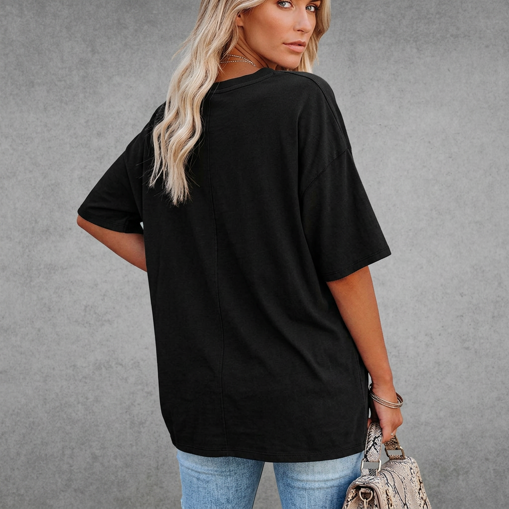 Casey | Relaxed Women's V-Neck Top