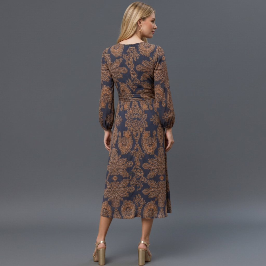 Ella | Elegant Floral A-Line Maxi Dress for Summer