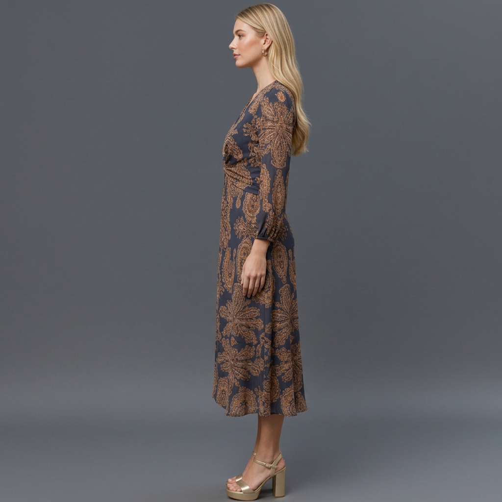 Ella | Elegant Floral A-Line Maxi Dress for Summer